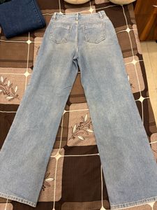 Wide Leg Denim Jeans