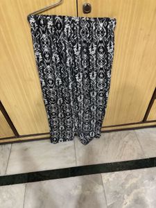 Black & White Patterned Pants