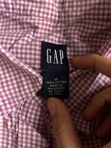 GAP Women Checquered Formal Shirt