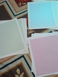Graph Papers, Maps And Comment Sheets
