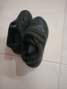 Black Velcro Strap Shoes