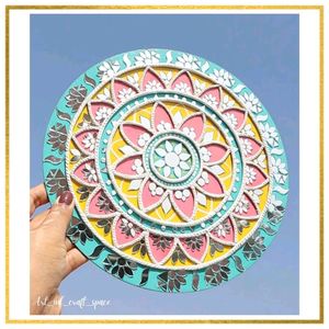 Handmade Lippan Art...Mud And Mirror Art Work