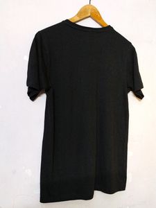Easy Buy Black round Neck Tshirt Men