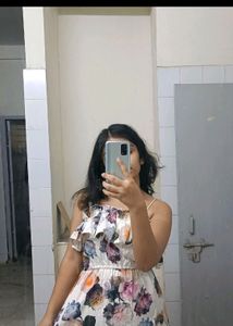 Knee Length Floral Dress