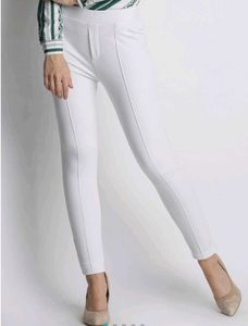 White Treggings (Trousers+ Leggings)
