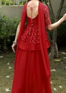 Red sharara suit❤️