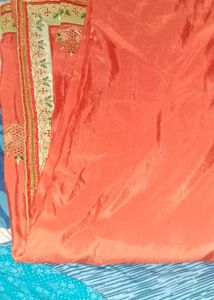 Beautiful Work Heavy Saree With Blouse