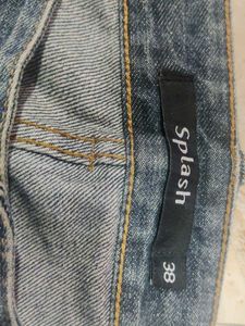 Stylish Blue Denim Jeans (With a hint of seagreen