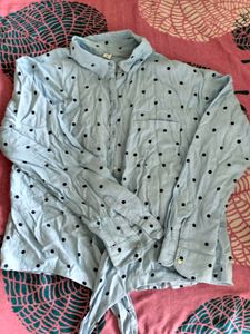Polka Dot Shirt 🩵