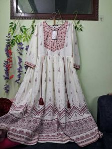 Elegant Embroidered Kurta Dress