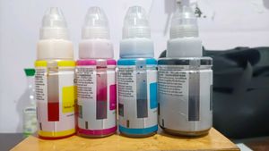 Canon G3012 Printer Geniune Ink Bottles Half Left