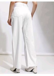 White Wide Leg Jeans