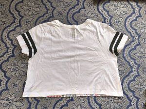 Kook N Keech Printed Women White Crop Top