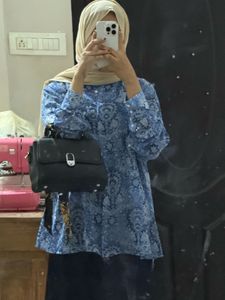 Blue Printed Shirt