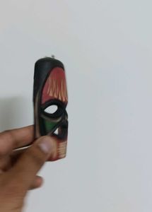 Wooden Mask Keychain