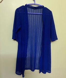 Blue Sheer Cardigan