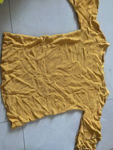 Yellow Knit Top