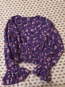 Floral Purple top