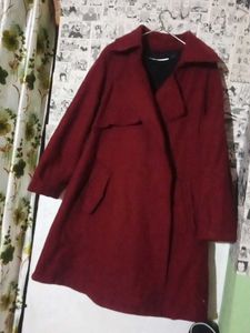 Burgundy Trench Coat