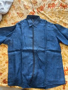 Blue Linen Shirt
