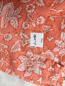 Women Pink Floral Printed Cotton Kurta Set