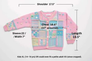 Cute Pastel Knit Sweater – Kids XL / Teens 14–16 y