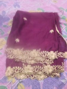 maroon duppata set