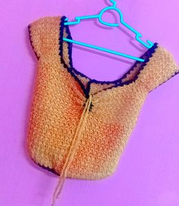 Sweetheart Neck Cute Crochet Top 🍊