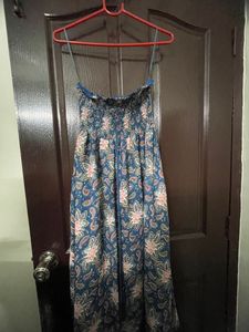 Blue Dress strapless ✨✨✨🪡🪡