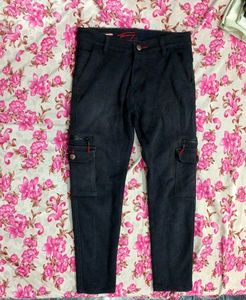 Tommy Hilfiger Black Cargo Pants