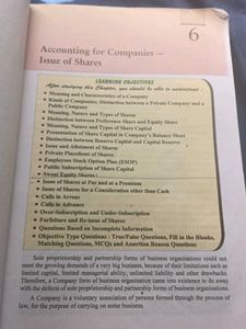 Accountancy Class XII - CBSE Syllabus
