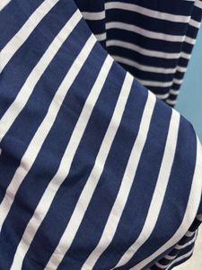 Striped Open Front Cardigan