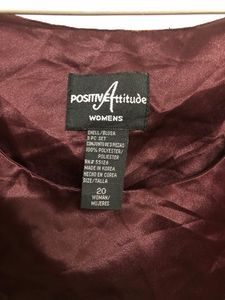 Positive Attituoe Brown Sleeveless Top