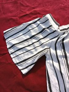 Striped Off-Shoulder Top