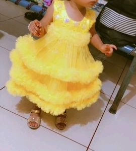 Yellow Baby Frock