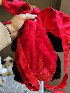 Ladybug Plush Backpack
