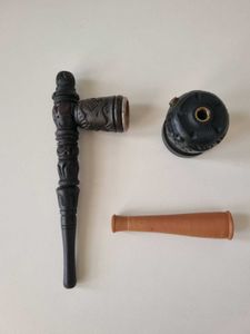 Vintage Carved Smoking Pipe