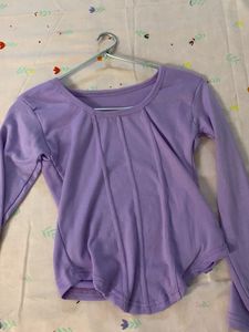 Lilac Long Sleeve Top