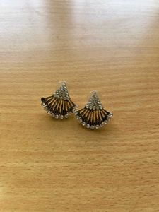 Set Of 3 Oxidised Earrings