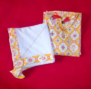 Straight Cotton Kurta With Dupatta