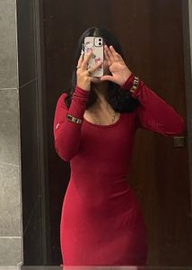 Burgundy Maxi Dress