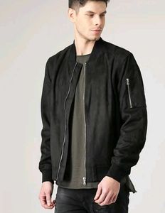 Men's Black premium Bomber Jacket