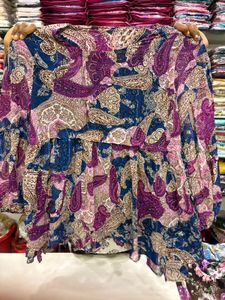 Paisley Print Top