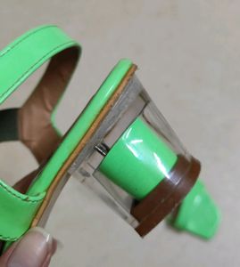 Neon green Heels