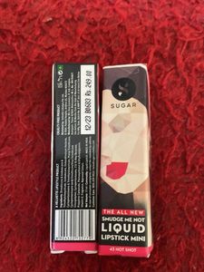 SUGAR Lipstick &amp; Pilgrim Moisturizer