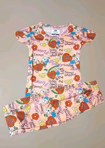 2pcs Pack 1yrs To 8yrs Full Pant Set