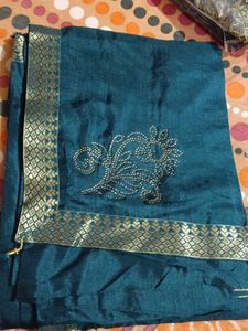 Elegant Blue Saree