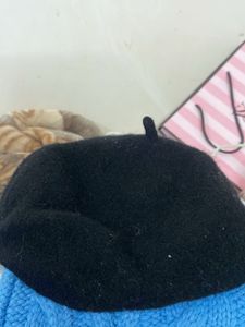 Black Beret Hat