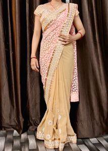 Pastel Petals Saree