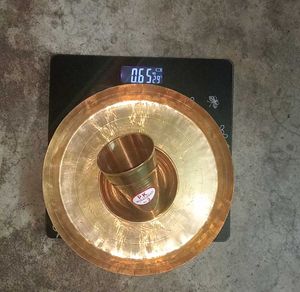 Brand New Brass And Bronze Thali Set
